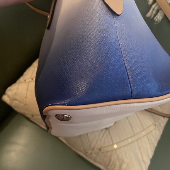 Coach Cora Peyton Porcelain Blue Ombré Satchel🔹FIRM🔹 - Picture 15 of 16